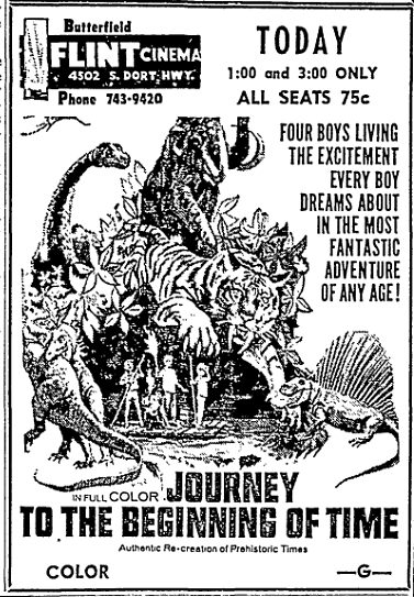 Flint Cinema - 1972 Ad (newer photo)